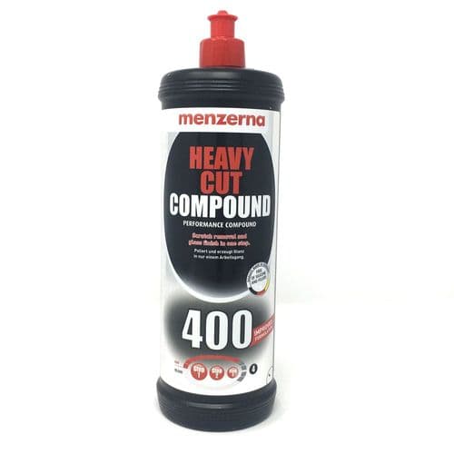 Menzerna 400 Heavy Cut Compound 1L - quickly remove sanding marks up to 1200 grit.