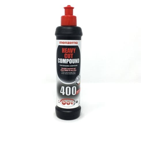 Menzerna 400 Heavy Cut Compound- 250ml, Scratch Removal & Gloss Finish In One Step