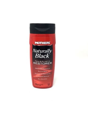 Mothers Naturally Black Trim & Plastic Restorer 355ml All In One Cleans & Protects