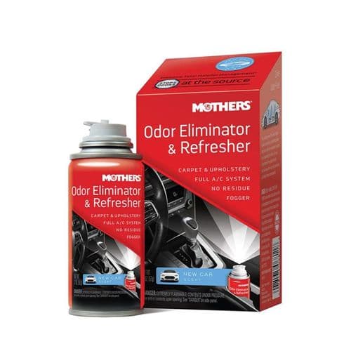 Mothers Odor Eliminator & Refresher Removes Lingering Odors New Car Scent - 57g