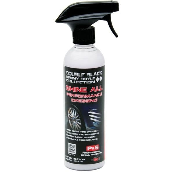 P&S Double Black Shine All Performance High Gloss Tyre Dressing 473ml