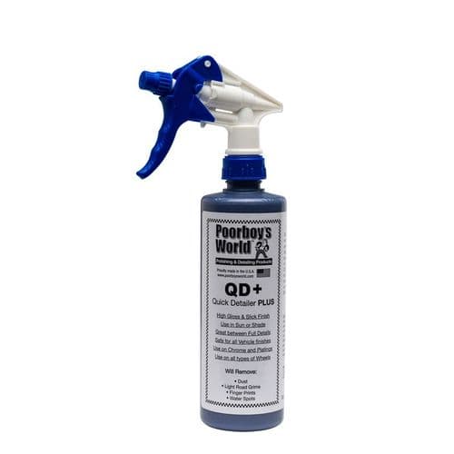 Poorboy's World QD+ Quick Detailer Plus 16oz 473ml Gloss & Slickness New Formula