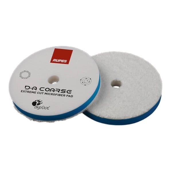 Rupes DA Coarse Extreme Cut Microfibre Pad - 135mm - Single Pad Only Remove Severe Defects