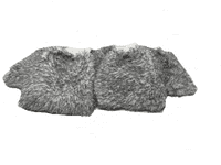 Wash Mitt Microfibre Long Pile - Grey/White x 5 - Luxury Soft Mitts