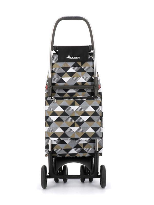 Rolser Pack SAHARA TOUR - Swivelling Front Wheels Shopping Trolley-Black