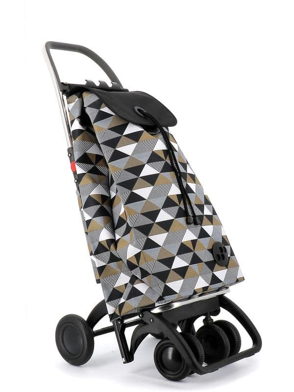 Rolser Pack SAHARA TOUR - Swivelling Front Wheels Shopping Trolley-Black