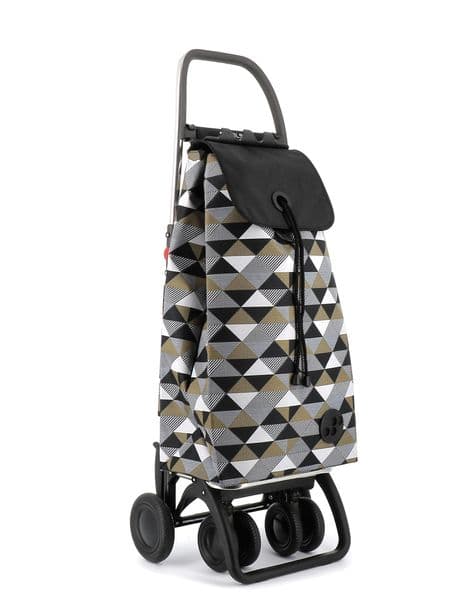 Rolser Pack SAHARA TOUR - Swivelling Front Wheels Shopping Trolley-Black