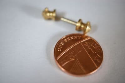 1/12th Brass Internal Doorknob Set