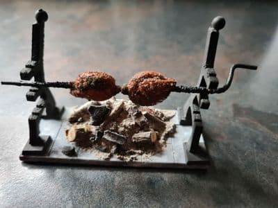 1/24th LED Chicken Roast Spit