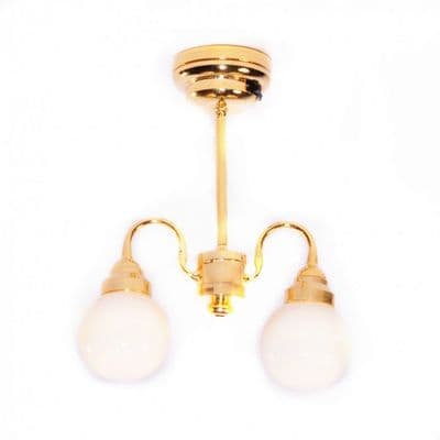 Double Globe Ceiling Lamp