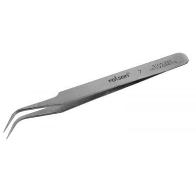 Extra Fine Curved Stainless Steel Tweezers