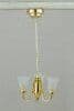 LED hanging Single Frost Tulip Wall Sconce