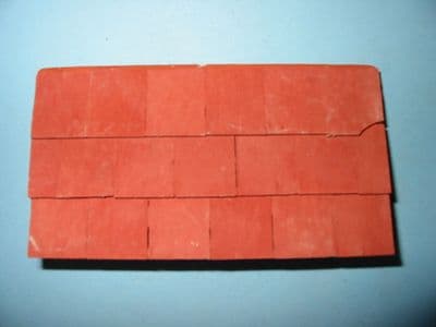 Red - Standard Full  Roof Tile - Dolls House