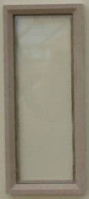 Square 'Stone' Mullion Window -  with Glass