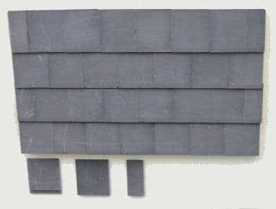 Viscountess 1/2 Roof Tile - Dolls House