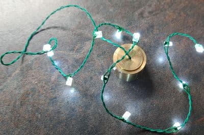 White LED powered Lights