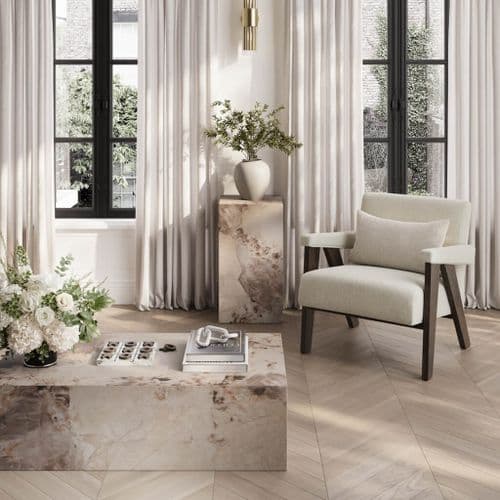 Abelor Milk Velvet Lounge Chair - LD25