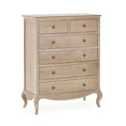 Ajaccio Limed Oak Effect 4+2 Drawer Chest 24JB204
