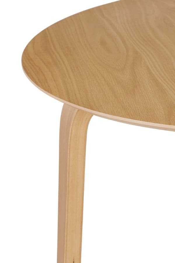 Alison Oak Effect 1000 Round Dining Table - 25VD