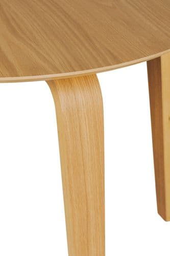 Alison Oak Effect 1000 Round Dining Table - 25VD