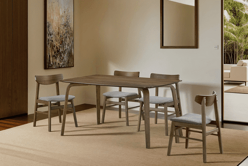 Alison Walnut Effect 1500 Rectangle Dining Table - 25VD