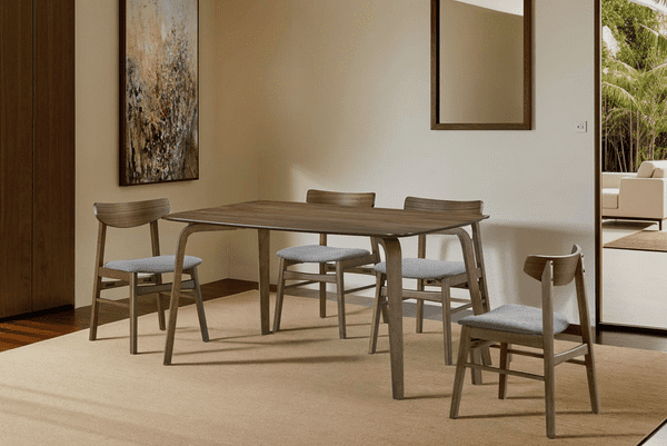Alison Walnut Effect 1500 Rectangle Dining Table - 25VD