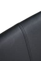 Altara Black Faux Leather Counter Bar Stool - 25VD