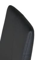 Altara Black Faux Leather Counter Bar Stool - 25VD