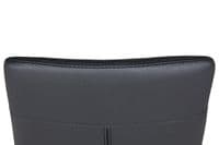 Altara Black Faux Leather Counter Bar Stool - 25VD