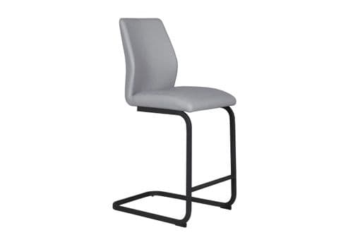 Altara Grey Faux Leather Counter Bar Stool - 25VD