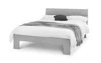 Alzira Modern Grey High Gloss King Size Bed 22JB566
