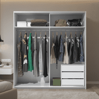 Sliding wardrobes UK | white high gloss wardrobe | wardrobe
