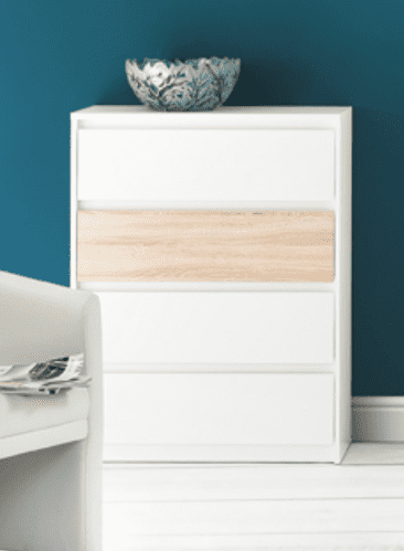 Anna Tall Chest of Drawer Dresser bedroom Storage furniture W07