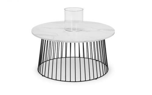 Annecy Round White Coffee Table 24JB180