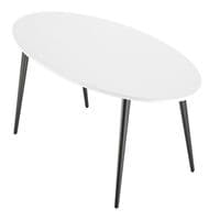 Calvino Display Cabinet in High Gloss White & Walnut - furniturefactor.co.uk