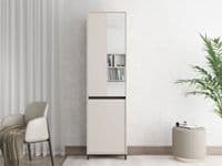 Arran Cashmere Taupe Slim Narrow Shallow Depth 54.5cm Wardrobe for Small Spaces 11014467 RZ