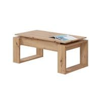Aspen Oak Effect Coffee Table with Lift up Storage - 001643W S/O