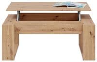 Aspen Oak Effect Coffee Table with Lift up Storage - 001643W S/O