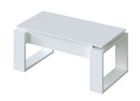 Aspen White Coffee Table with Lift up Storage