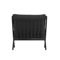 Aspenelle Black And Tweed Accent Lounge Chair - 25LD
