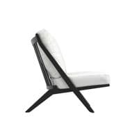 Aspenelle White And Tweed Accent Lounge Chair - 25LD