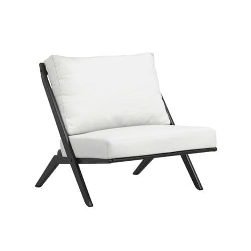 Aspenelle White And Tweed Accent Lounge Chair - 25LD