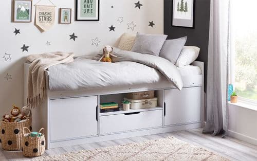 Aveiro White Low Sleeper 24JB82
