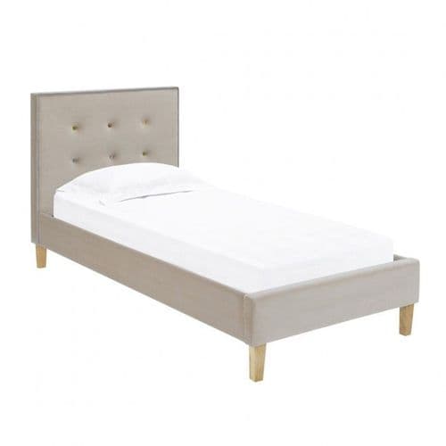 Beaucaire Beige Fabric Single Bed 19LD153