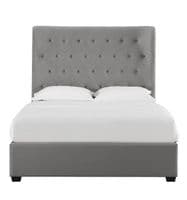 Belfort Grey Fabric Super King Size Ottoman Bed 22LD180