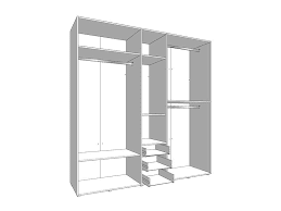 Belgrade Oak Effect And Grey 5 Door 3 Drawer Wardrobe - 11012287