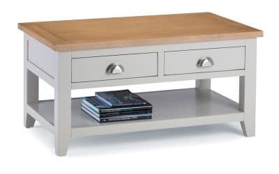 Bordighera 2-Tone Grey And Oak Coffee Table 18JB442