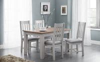 Bordighera 2-Tone Grey And Oak Extending Dining Table 18JB440