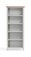 Bordighera 2-Tone Grey And Oak Tall Bookcase 18JB445