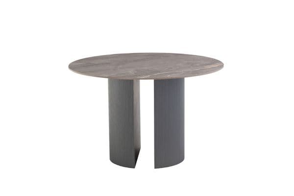 Boss 120cm Greystone Round Dining Table - WF-BOSS01